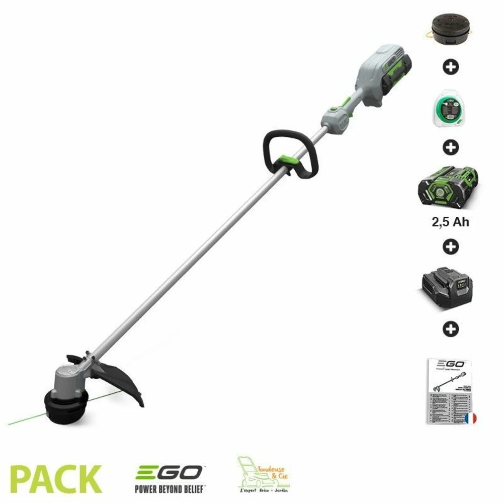 Pack Coupe Bordure Sans Fil Ego Power à Tête De Coupe 33 Cm Batterie Lithium 56v 2,5 Ah Et Chargeur - St1300e 3 Pack Coupe Bordure Sans Fil Ego Power à Tête De Coupe 33 Cm Batterie Lithium 56v 2,5 Ah Et Chargeur - St1300e