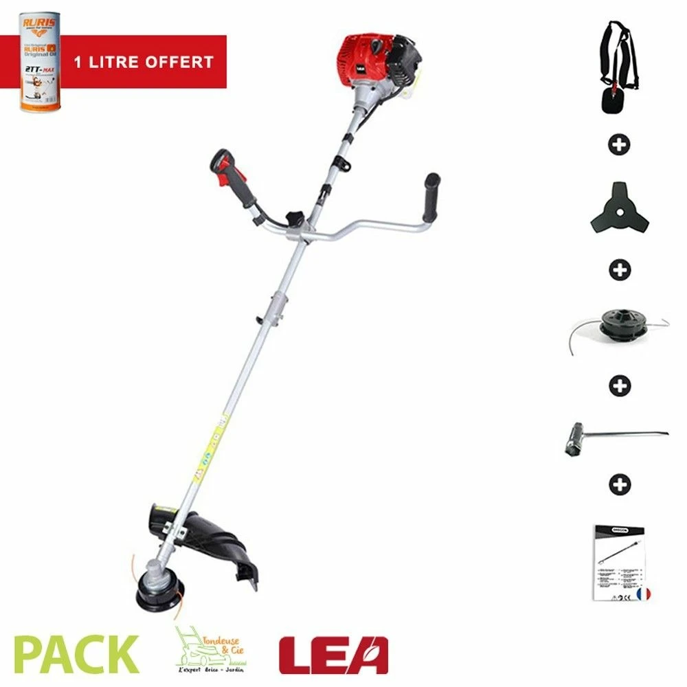 Pack Huile + Rotofil Thermique 52cc Harnais Fil Lame 3 Dents Lea Le25517bp 3 Pack Huile + Rotofil Thermique 52cc Harnais Fil Lame 3 Dents Lea Le25517bp