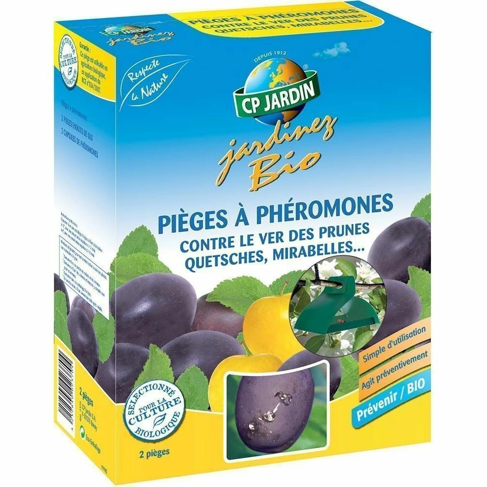 2 Pièges à Phéromones Contre Le Ver Des Prunes 3 2 Pièges à Phéromones Contre Le Ver Des Prunes