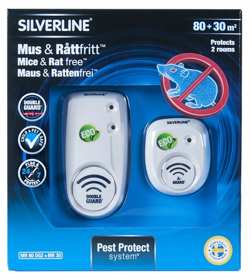 Répulsifs Pour Rongeurs Mr 80 Dg2 + Mr 30, 2 Appareils: 1 X 80m2 Et 1 X 30m2 5 Répulsifs Pour Rongeurs Mr 80 Dg2 + Mr 30, 2 Appareils: 1 X 80m2 Et 1 X 30m2 – Image 3