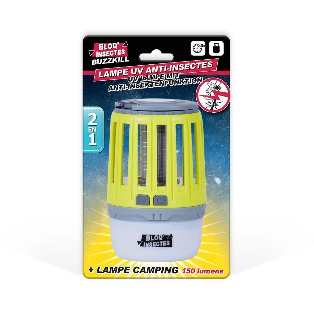 Lampe Uv Anti-insectes, Lampe Rechargeable, Sans Produits Chimiques, 2-en-1 4 Lampe Uv Anti-insectes, Lampe Rechargeable, Sans Produits Chimiques, 2-en-1 â Image 2