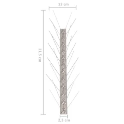 VIDAXL Ensemble De 6 Pointes à 4 Rangées Contre Oiseaux Inox 3 M 15 VIDAXL Ensemble De 6 Pointes à 4 Rangées Contre Oiseaux Inox 3 M -Seve Nature Soldes Boutique 63d3a855293f76.83678490
