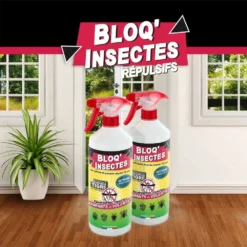 Bloq'insect Barrage Aux Insectes Lot De 2l | Pulvérisateur Anti Insecte Intérieur Extérieur | élimine Moustiques,fourmis,mouches 8 Bloq'insect Barrage Aux Insectes Lot De 2l | Pulvérisateur Anti Insecte Intérieur Extérieur | élimine Moustiques,fourmis,mouches -Seve Nature Soldes Boutique 63d8c02ead1a12.67702321
