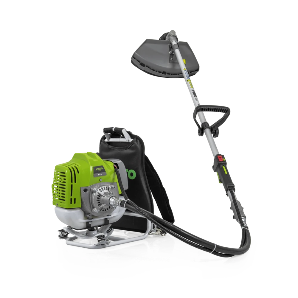 Débroussailleuse Thermique à Dos 52cm³ Coupe 25cm Vito 3 Débroussailleuse Thermique à Dos 52cm³ Coupe 25cm Vito