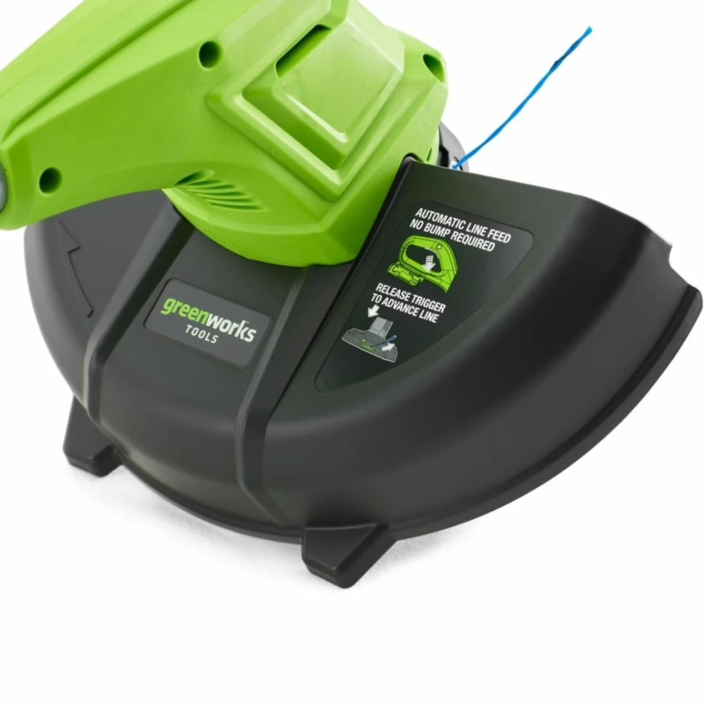 Coupe Bordure 30cm Greenworks 24v - 1 Batterie 2,0 Ah - 1 Chargeur - G24ltk2 6 Coupe Bordure 30cm Greenworks 24v - 1 Batterie 2,0 Ah - 1 Chargeur - G24ltk2 – Image 4