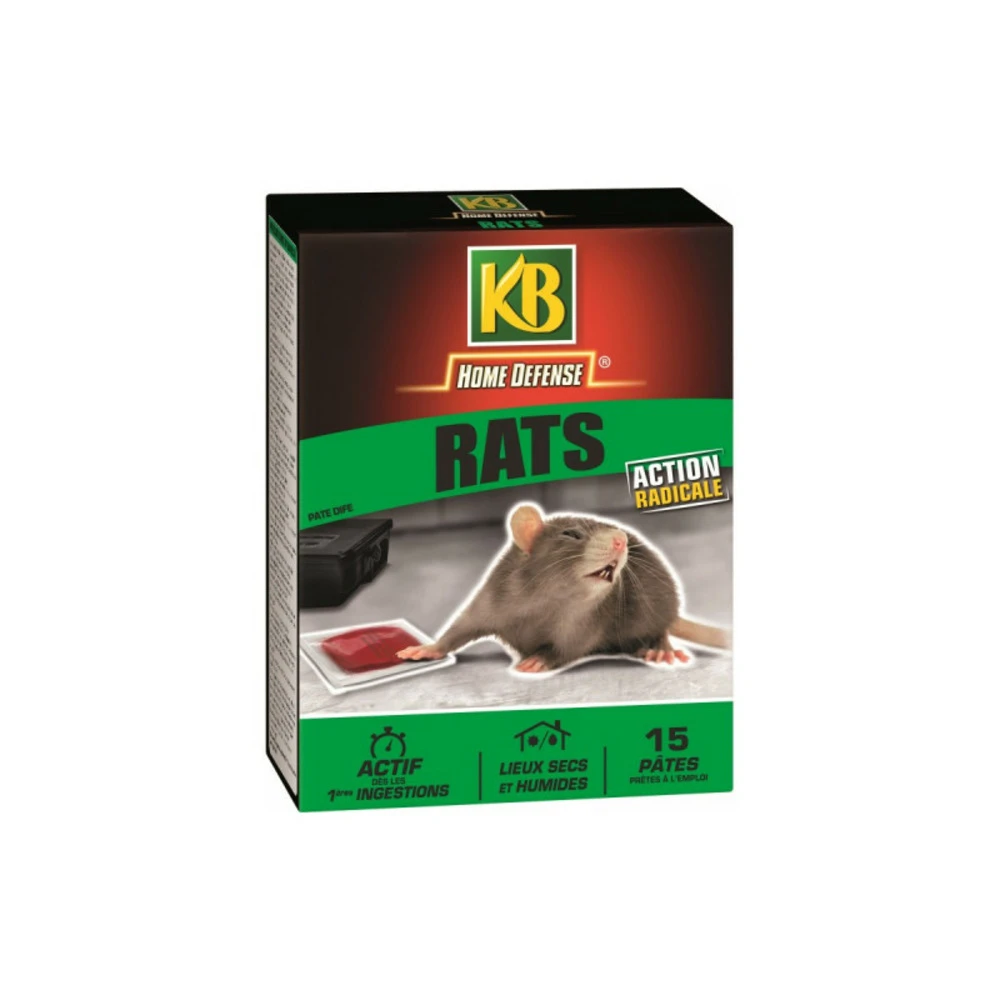 Rats Pâtes Kb Home Defense - 15 Pâtes 3 Rats Pâtes Kb Home Defense - 15 Pâtes