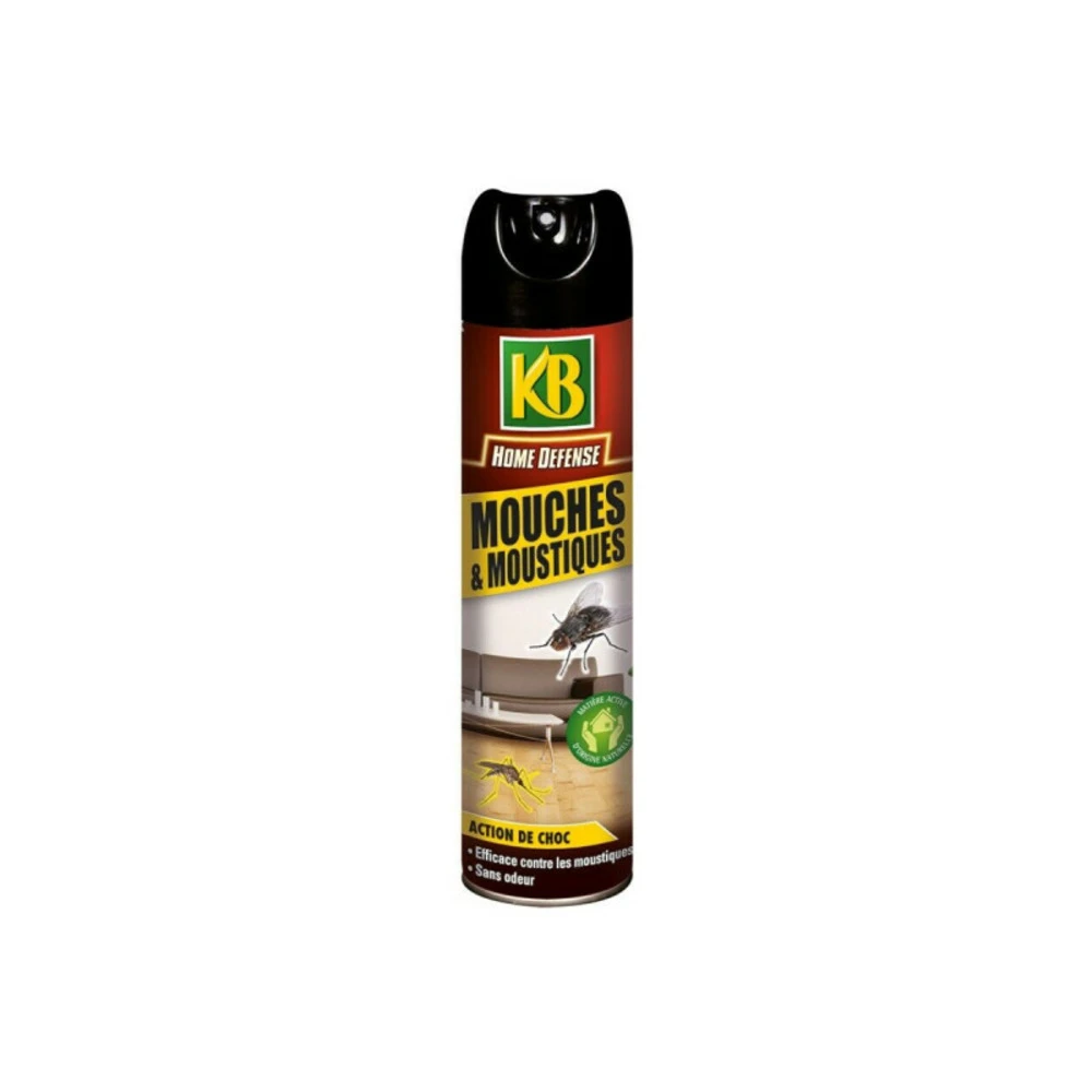 Insecticide Mouches Et Moustiques Kb Home Defense - Aérosol 400ml 3 Insecticide Mouches Et Moustiques Kb Home Defense - Aérosol 400ml