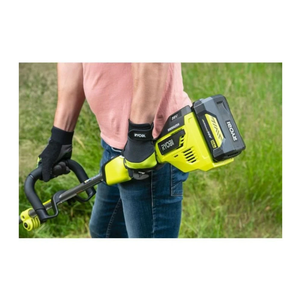 Ryobi Max Power Coupe-bordures Sans Fil 36v Brushless - ø Coupe 33 Cm - Tete ø Fil 2x2mm - Expand-it™ - Sans Batterie Ni Cha 7 Ryobi Max Power Coupe-bordures Sans Fil 36v Brushless - ø Coupe 33 Cm - Tete ø Fil 2x2mm - Expand-it™ - Sans Batterie Ni Cha – Image 5