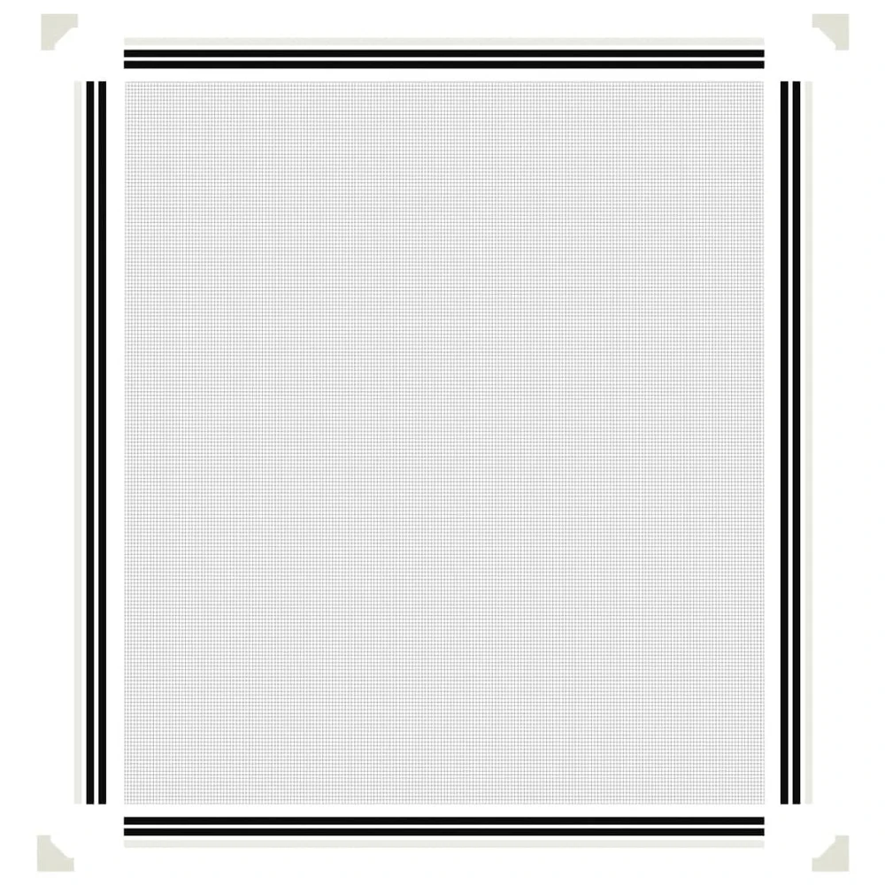 VIDAXL Moustiquaire Magnétique Pour Fenêtres Blanc 130x150 Cm 7 VIDAXL Moustiquaire Magnétique Pour Fenêtres Blanc 130x150 Cm – Image 6