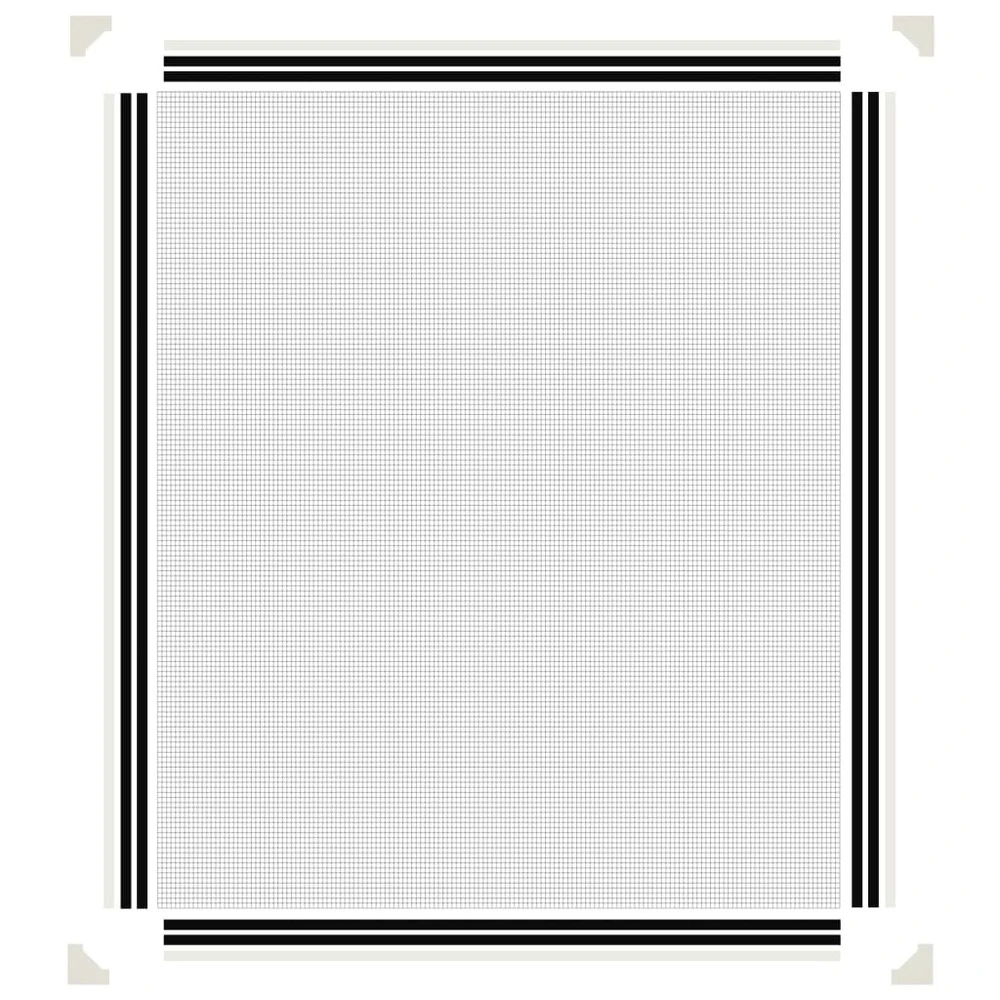VIDAXL Moustiquaire Magnétique Pour Fenêtres Blanc 100x120 Cm 8 VIDAXL Moustiquaire Magnétique Pour Fenêtres Blanc 100x120 Cm – Image 6