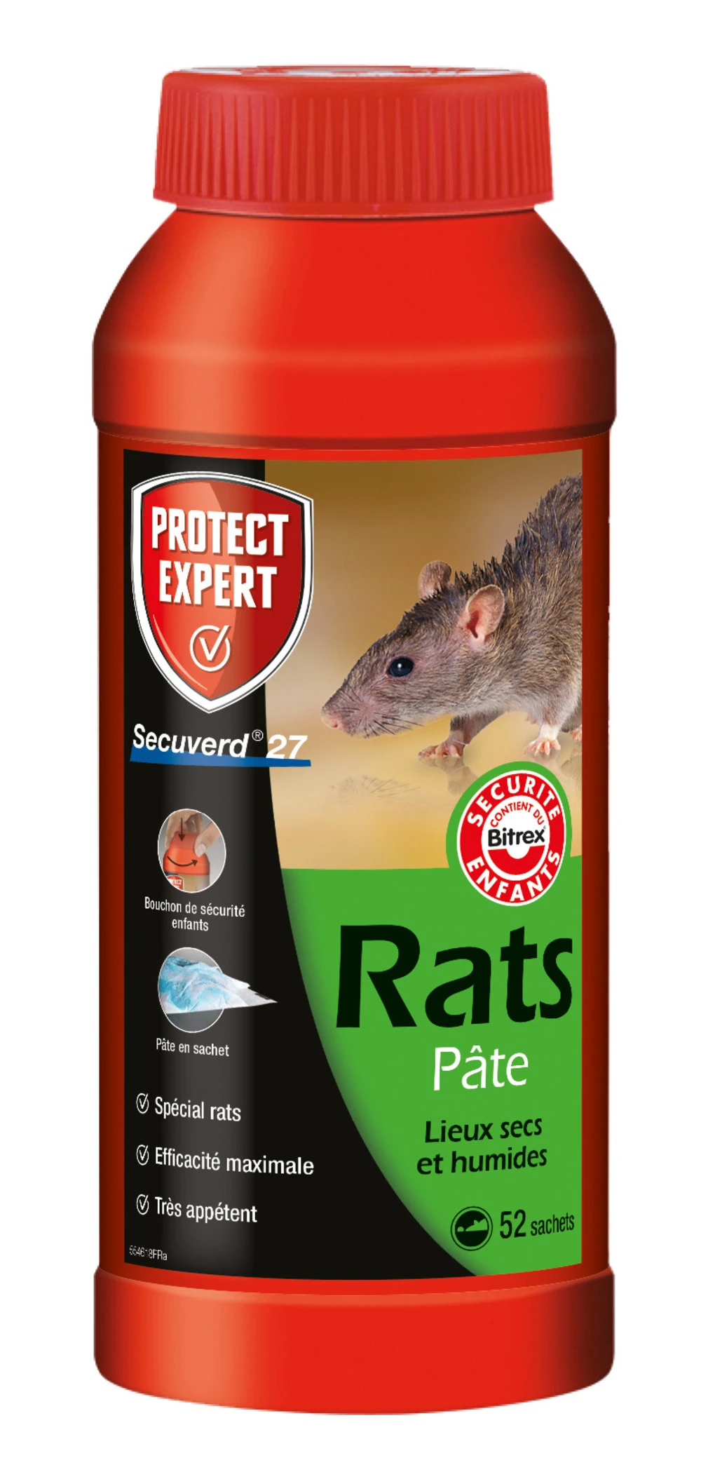 Racpat520 | Pates Pour Rats & Campagnols 52 Sachets | Hyper Appétent | 3 Racpat520 | Pates Pour Rats & Campagnols 52 Sachets | Hyper Appétent |