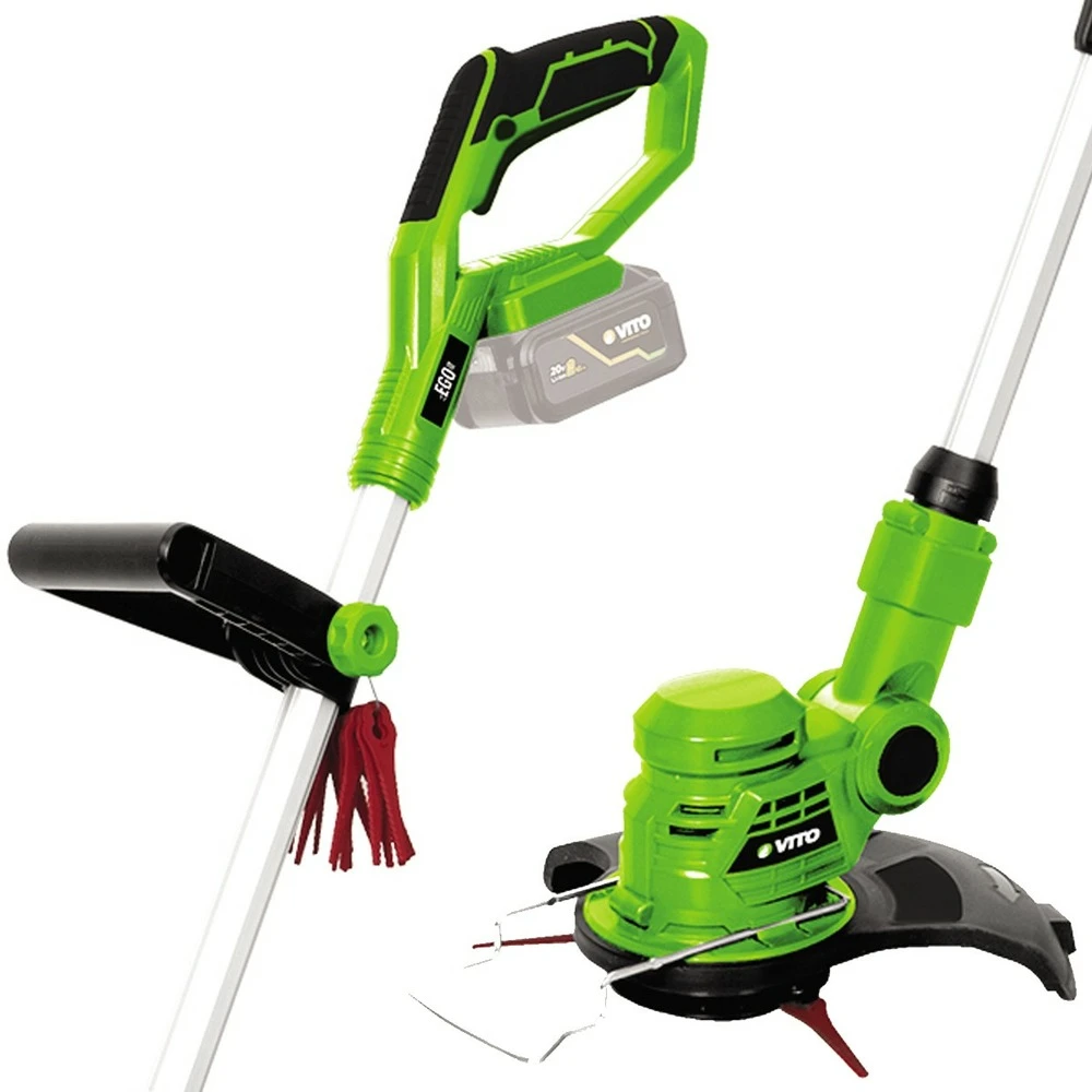 Coupe Bordure Sans Fil 20v Vito Ego Li + 2 Batteries 2ah + Chargeur + 20 Lames 4 Coupe Bordure Sans Fil 20v Vito Ego Li + 2 Batteries 2ah + Chargeur + 20 Lames – Image 2